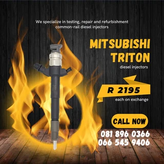 Mitusbishi Triton Diesel Injectors For Sale On Exchange With Warranty
