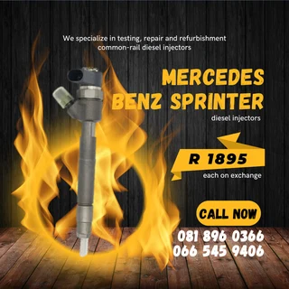 Mercedes Benz Sprinter Diesel Injectors For Sale On Exchange With Warranty