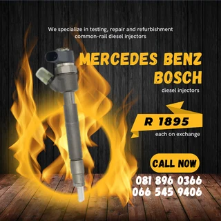 Mercedes Benz Bosch Diesel Injectors For Sale On Exchange With Warranty
