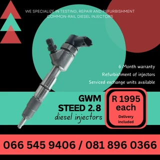 Gwm Steed 2.8 Diesel Injectors For Sale On Exchange With Warranty
