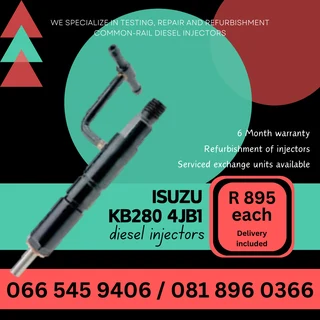 Isuzu Kb280 4jb1 Diesel Injectors For Sale On Exchange With Warranty