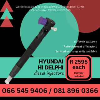 Hyundai H1 Delphi Diesel Injectors For Sale On Exchage With Warranty