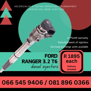 Ford Ranger 3.2 T6 Diesel Injectors For Sale On Exchange With Warranty