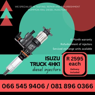 Isuzu 4hk1 Diesel Injectors For Sale On Exchange With Warranty