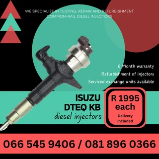 Isuzu Dteq Diesel Injectors For Sale On Exchange With Warranty