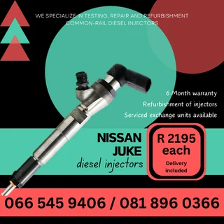 Nissan Juke Diesel Injectors For Sale On Exchange With Warranty