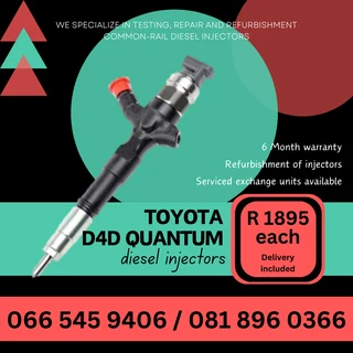 Toyota Quantum Diesel Injectors For Sale On Exchange With Warranty