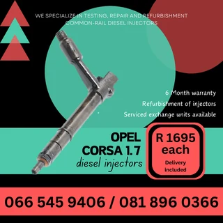 Opel Corsa 1.7 Diesel Injectors For Sale On Exchange With Warranty