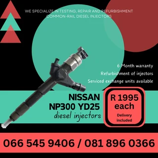 Nissan Np300 Diesel Injectors For Sale On Exchange With Warranty
