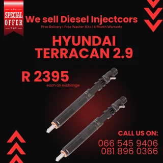 Hyundai Terrican Diesel Injectors For Sale On Exchange With Warranty