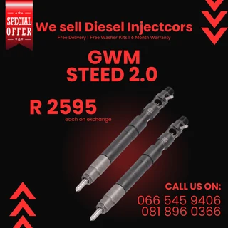 Gwm Steed 2.0 Diesel Injectors For Sale On Exchange With Warranty