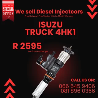 Isuzu 4hk1 Diesel Injectors For Sale On Exchange With Warranty