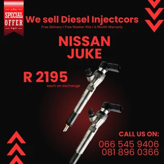 Nissan Juke Diesel Injectors For Sale On Exchange With Warranty