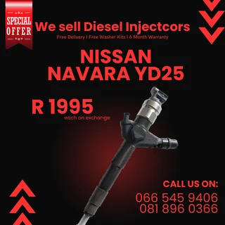 Nissan Navara Diesel Injectors For Sale On Exchange With Warranty