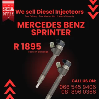 Mercedes Benz Sprinter Diesel Injectors For Sale On Exchange With Warranty