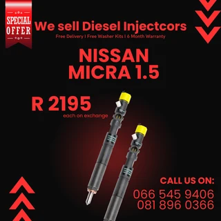 Nissan Micra Diesel Injectors For Sale On Exchange With Warranty