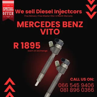 Mercedes Benz Vito Diesel Injectors For Sale On Exchange With Warranty