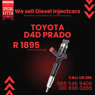 Toyota Prado Diesel Injectors For Sale On Exchange With Warranty