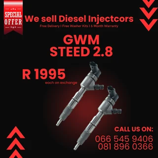 Gwm Steed 2.8 Diesel Injectors For Sale On Exchange With Warranty