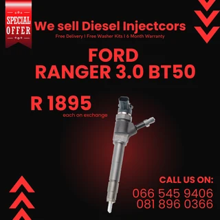 Ford Ranger 3.0 Tdci Diesel Injectors For Sale On Exchange With Warranty
