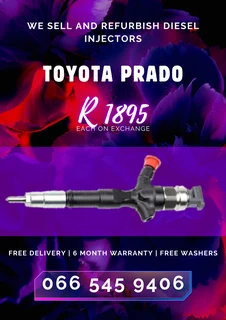 Toyota Prado Diesel Injectors For Sale On Exchange With Warranty