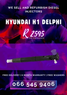 Hyundai H1 Delphi Diesel Injectors For Sale On Exchange With Warranty
