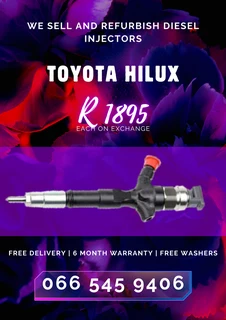 Toyota Hilux Diesel Injectors For Sale On Exchange With Warranty