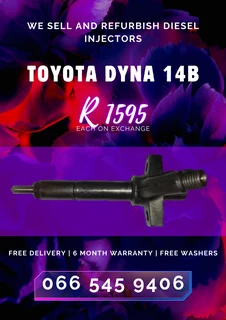 Toyota Dyna 14b Diesle Injectors For Sale On Exchange With Warranty