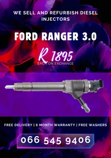 Ford Ranger 3.0 Tdci Diesel Injectors For Sale On Exchange With Warranty