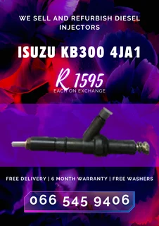 Isuzu Kb300 4ja1 Diesel Injectors For Sale On Exchange With Warranty