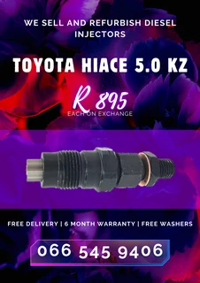 Toyota Hiace 5.0 Kze Diesel Injectors For Sale On Exchange With Warranty