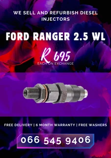 Ford Ranger 2.5 Wl Diesle Injectors For Sale On Exchange With Warranty