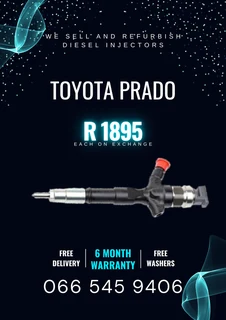 Toyota Prado Diesel Injectors For Sale On Exchange With Warranty
