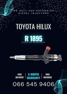 Toyota Hilux Diesel Injectors For Sale On Exchange With Warranty