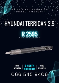 Hyundai Terracan Diesel Injectors For Sale On Exchange With Warranty