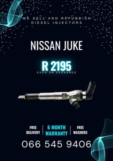 Nissan Juke Diesle Injectors For Sale On Exchange With Warranty