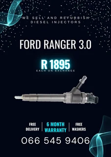 Ford Ranger 3.0 Tdci Diesel Injectors For Sale On Exchange With Warranty