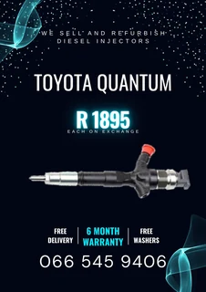 Toyota Quantum Diesle Injectors For Sale On Exchange With Warranty