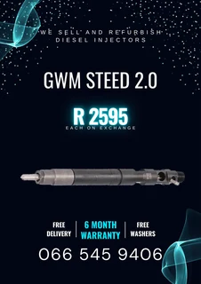 Gwm Steed 2.0 Diesel Injectors For Sale On Exchange With Warranty