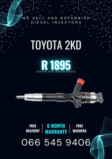 Toyota D4d 2kd Diesel Injectors For Sale On Exchange With Warranty