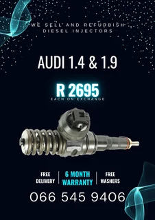 Audi 1.4 & 1.9 Diesel Injectors For Sale On Exchange With Warranty