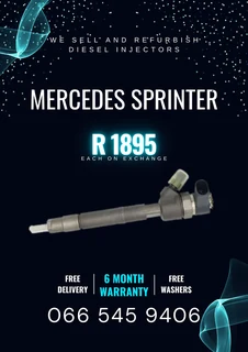 Mercedes Benz Sprinter Diesel Injectors For Sale With Warranty