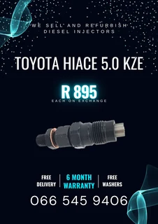 Toyota Hiace 5.0 Kze Diesel Injectors For Sale On Exchange With Warranty