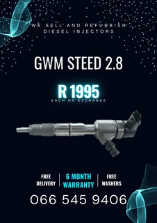 Gwm Steed 2.8 Diesel Injectors For Sale On Exchange With Warranty