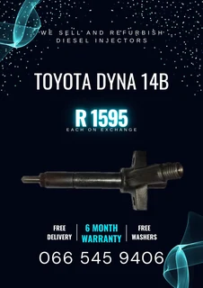 Toyota Dyna 14b Diesel Injectors For Sale On Exchange With Warranty