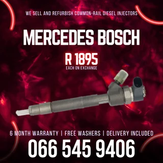 Mercedes Benz Bosch Diesel Injectors For Sale On Excange With Warranty