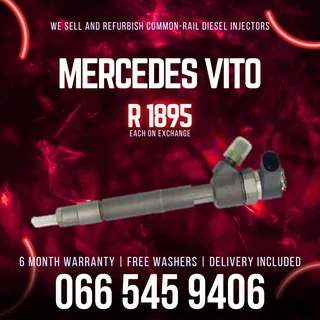 Mercedes Benz Vito Diesel Injectors For Sale On Exchange With Warranty