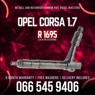 Opel Corsa 1.7 Diesel Injectors For Sale On Exchange With Warranty