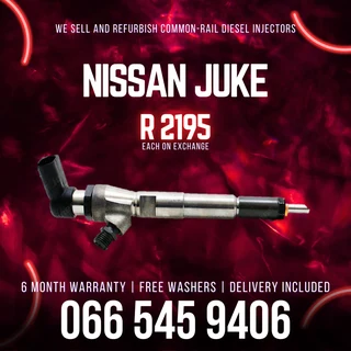 Nissan Juke Diesel Injectors For Sale On Exchange With Warranty