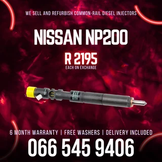 Nissan Np200 Diesel Injectors For Sale On Exchange With Warranty